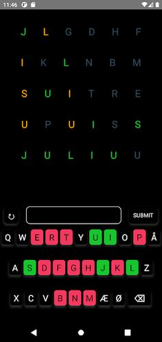 Word Game Dansk - Screenshot 3