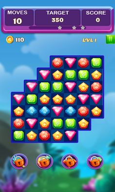 Diamond Crush - Jewels & Gems - Screenshot 1