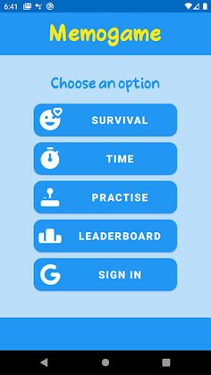 Memogame - Screenshot 1