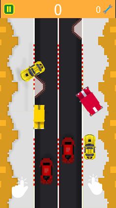Car Race Challenge 2 lane - Fu - Screenshot 2