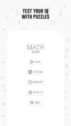 Math IQ Test Riddles Puzzles - Screenshot 1