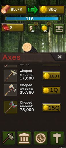 Idle Wood: Chop & sell - Screenshot 2