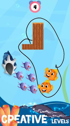 Save The Fish - Draw Line - Screenshot 3