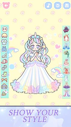 Anime vinder princess dress up - Screenshot 1