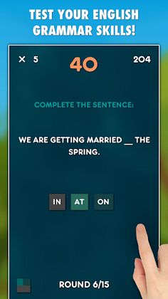 Prepositions Grammar Test PRO - Screenshot 2