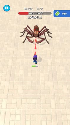 Huge Insects Survivor - Screenshot 1