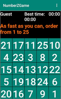 NumberZGame - Screenshot 1