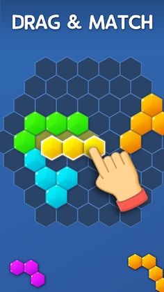 Hex Puzzle: Hexagon Merge Bloc - Screenshot 2