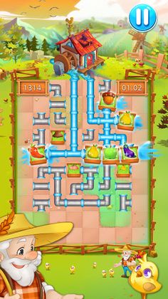 Happy farm : make water pipes - Screenshot 1