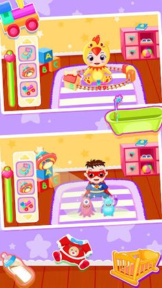 My virtual baby care game - Screenshot 3