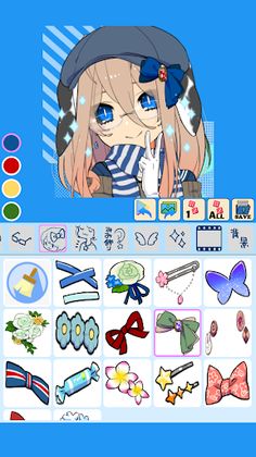 Anime Avatar Cute Girl Maker - Screenshot 4