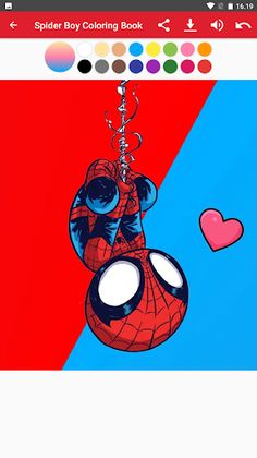 Spider Boy Coloring Book Pages - Screenshot 2