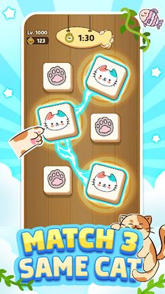 Cat Tile World: Purrfect Match - Screenshot 2