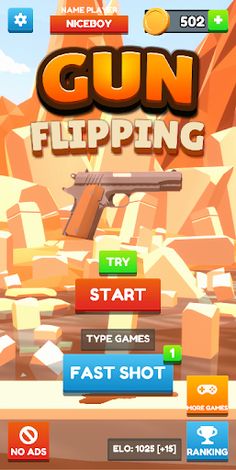 Gun Flipping 3D Online - Screenshot 1