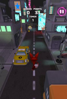 Fury Fox - Neon City - Screenshot 2