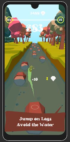 Froggy River Dash - Screenshot 1