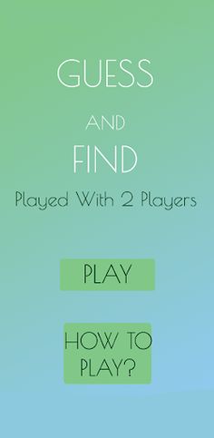 Guess, Find - Screenshot 1