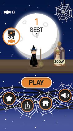 Halloween Witch Jumping Game - Screenshot 2