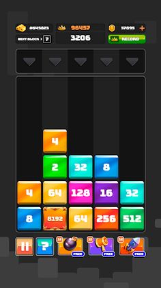 Drop & Merge Block 2048 - Screenshot 3