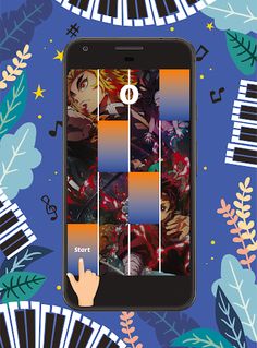 Piano AOT Anime Demon Slayer - Screenshot 3