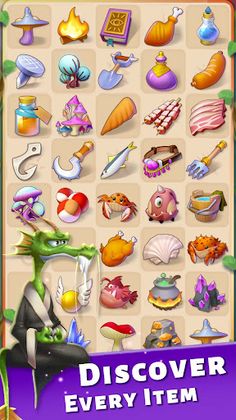 Myst Merge - Elf & Dargon - Screenshot 1