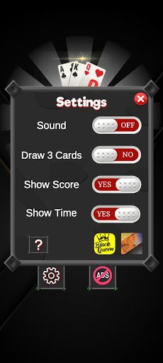 Solitaire Black - Screenshot 2