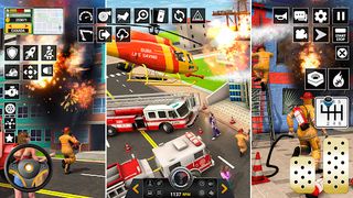 Firefighter Rescue Truck Game - Screenshot 3