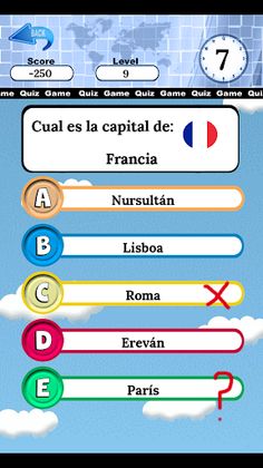 quiz paises capitales banderas - Screenshot 4
