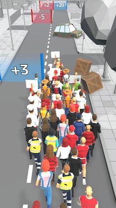 Demonstrators Run - Screenshot 3