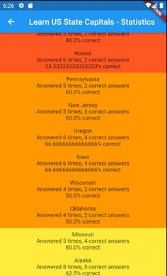 Learn US State Capitals - Screenshot 2