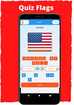 Quiz flags of the world - Screenshot 1