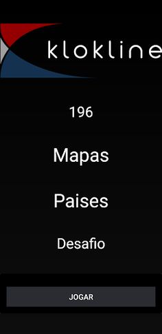 196 Mapas Países Desafio - Screenshot 1