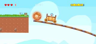 red hero bounce ball adventure - Screenshot 2