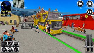 Flying Bus Simulator Bus Games - Screenshot 1
