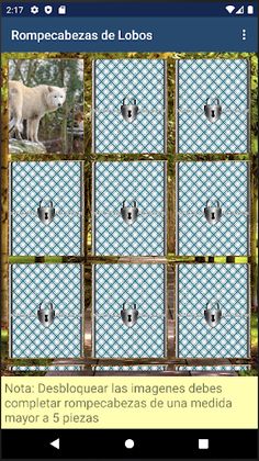 Rompecabezas de Lobos - Screenshot 2