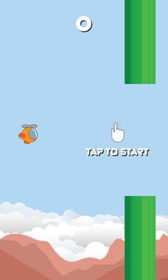 Copter based on flappy - Screenshot 4