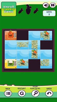 Unroll Rabbit Game - Screenshot 2