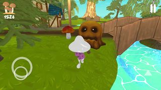 Blue Mushroom Cat Survival - Screenshot 2