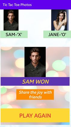 Tic Tac Toe With Photos:Galler - Screenshot 3