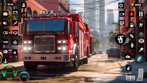 City Fire Truck: Firefighter - Screenshot 1