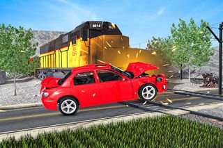 Derby Car Crash: Train Games - Screenshot 1