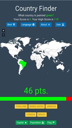 Country Finder Game - Screenshot 3