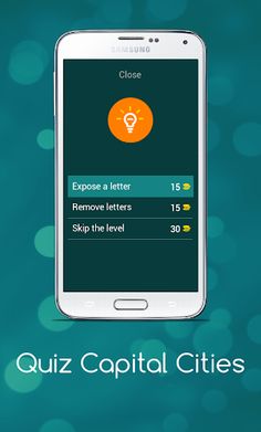 Quiz Capital Cities - Screenshot 2