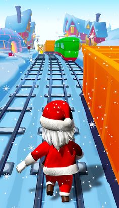Santa Claus Run - Endless Game - Screenshot 1