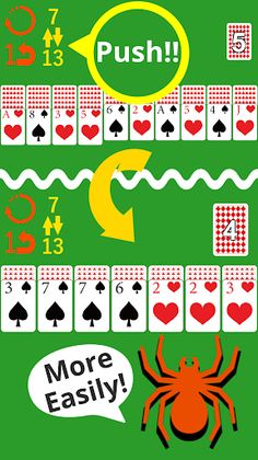 Spider Solitaire MINI - Screenshot 2