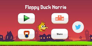 Flappy Duck Norris - Screenshot 1