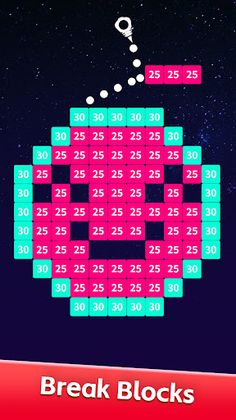 Breaking Bounce Ball - Bricks - Screenshot 1