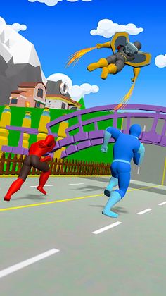 Superhero Shape Transform Run - Screenshot 3