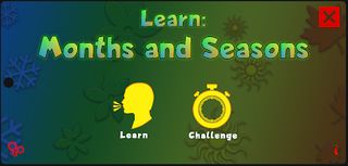 Learn: Months and Seasons - Screenshot 1
