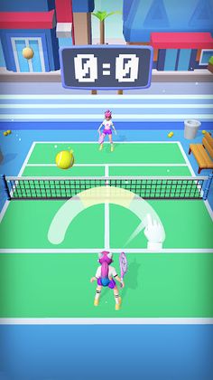 K-pop Tennis-Smash Serve - Screenshot 2
